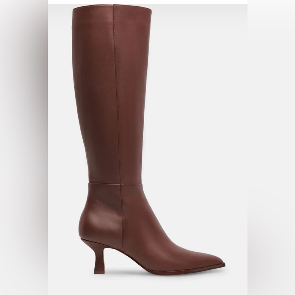 Dolce Vita Auggie Boots in Chocolate Leather